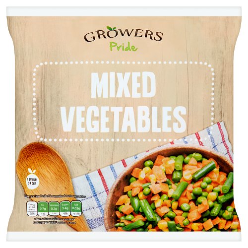Growers Pride Mixed Vegetables 450g pack shot