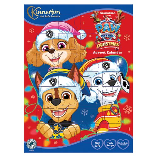 Kinnerton Paw Patrol Christmas Advent Calendar 40g pack shot