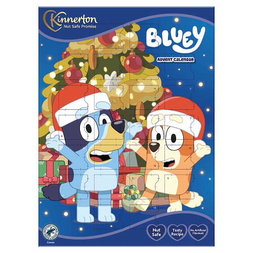 Kinnerton Bluey Milk Chocolate Advent Calendar 40g pack shot