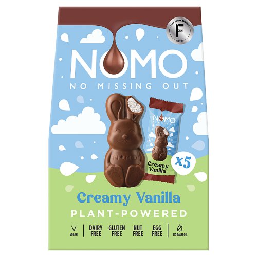 Nomo Mini Bunnies Vanilla 5pk (5 x 10.6g) pack shot