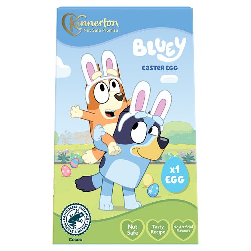 Kinnerton Bluey Egg 50g pack shot