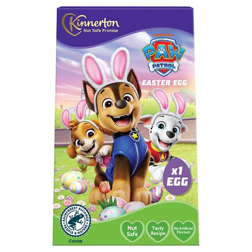 Kinnerton Paw Patrol Egg 50g pack shot