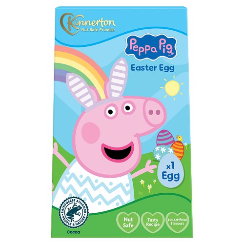 Kinnerton Peppa Pig Easter Egg 50g pack shot