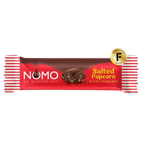 Nomo Countlines Salted Popcorn Bar 36g pack shot
