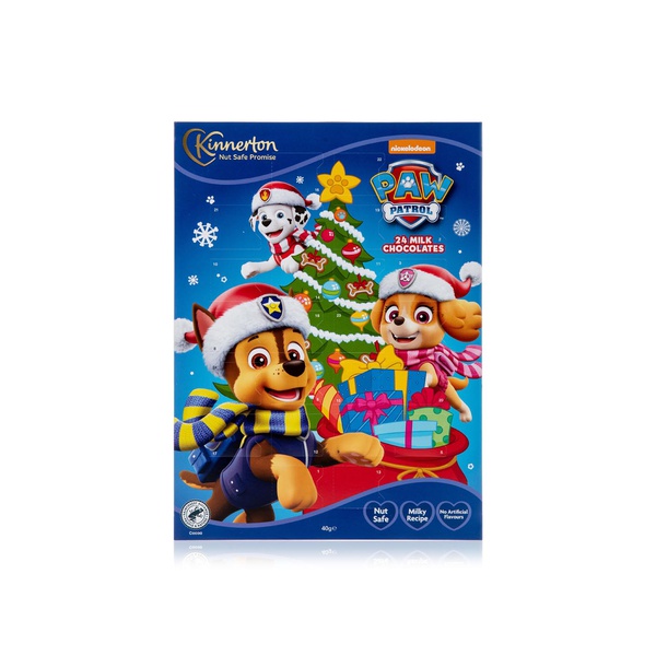 Kinnerton Advent Calendar Paw Patrol 40g pack shot