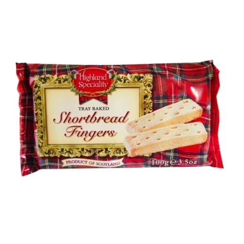 Highland Shortbread Fingers 100g pack shot
