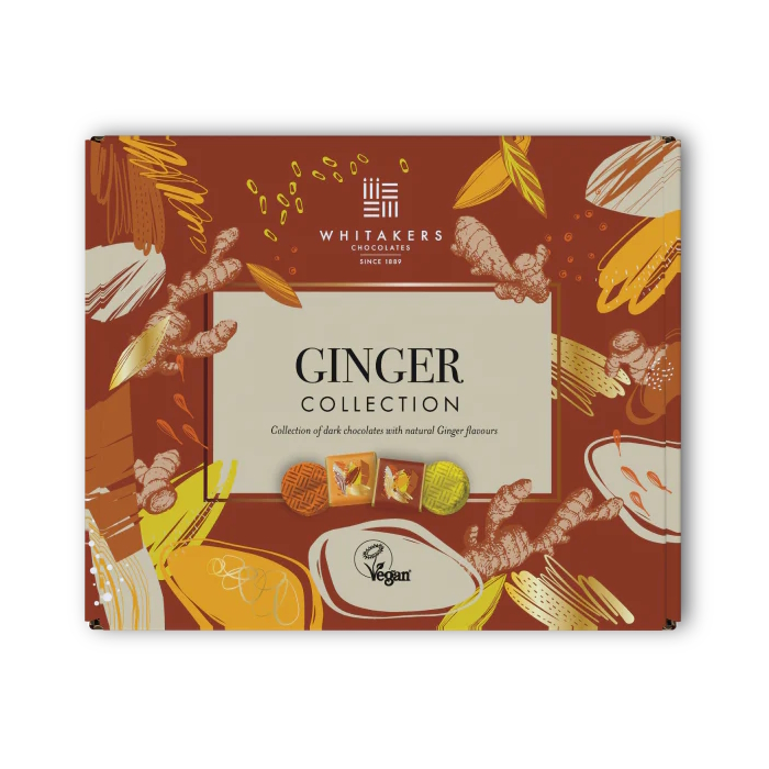 Whitakers Ginger Collection 170g pack shot