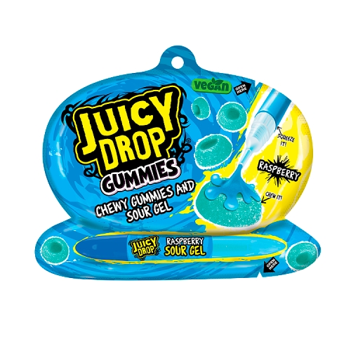 Topps Juicy Drop Gummies Sour Gel Pen 57g pack shot