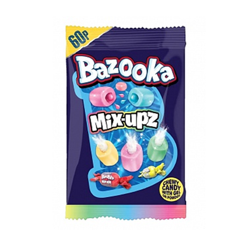 Bazooka Chews Mix Upz PM 60p 45g pack shot