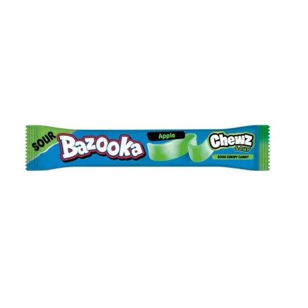 Bazooka Chew Bar Sour Apple PM 60p 14g pack shot