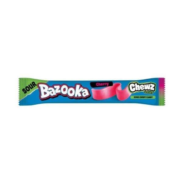 Bazooka Chew Bar Sour Cherry PM 60p 14g pack shot