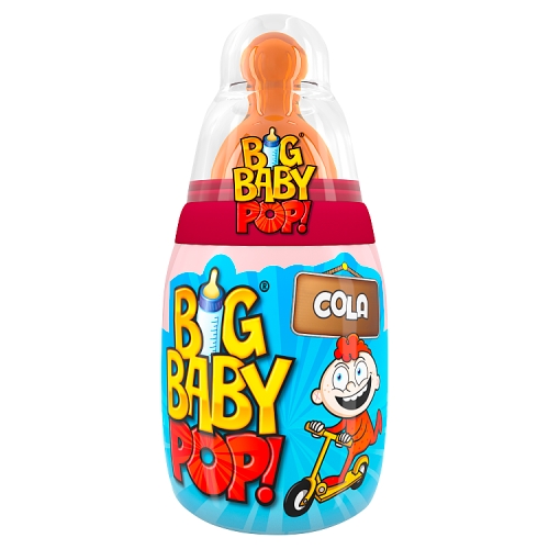 Bazooka Big Baby Pop Lollipop 32g pack shot