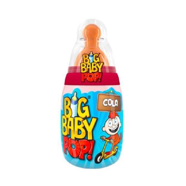 Bazooka Big Baby Pop Raspberry & Cola 32g pack shot