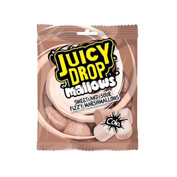 Bazooka Juicy Drop Mallows Cola 100g pack shot