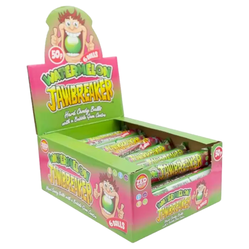 Zed Candy Watermelon Jawbreaker 6 Ball Pack 49.5g pack shot
