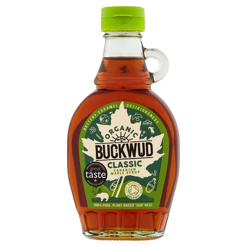 Buckwud Organic Maple Syrup pack shot