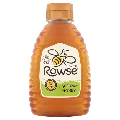 Rowse Organic Honey Squeezy 340g pack shot