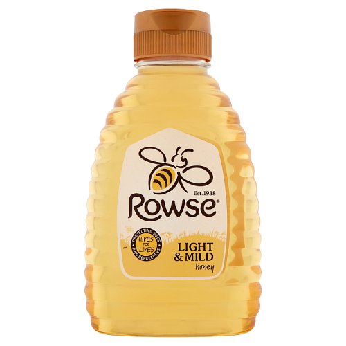 Rowse Light & Mild Honey Squeezy 340g pack shot