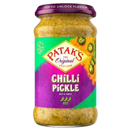Pataks Chilli Pickle 283g pack shot