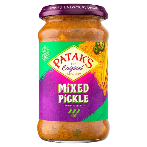 Pataks Mixed Pickle 283g pack shot