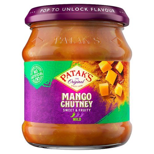 Pataks Mango Chutney 340g pack shot