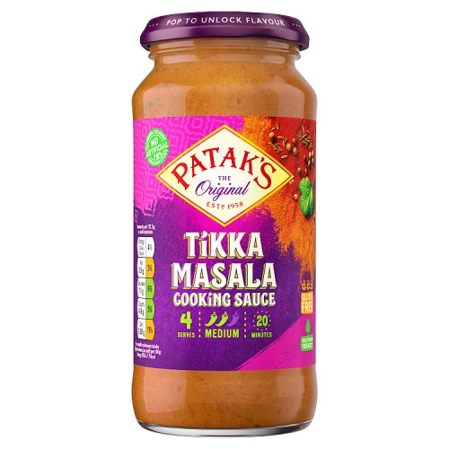 Pataks Tikka Masala Curry Sauce 450g pack shot