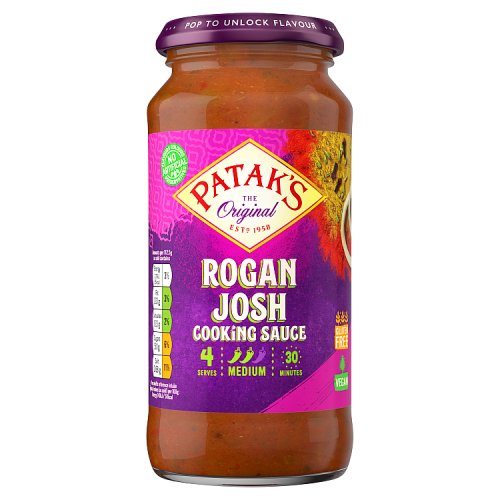 Pataks Rogan Josh Curry Sauce 450g pack shot