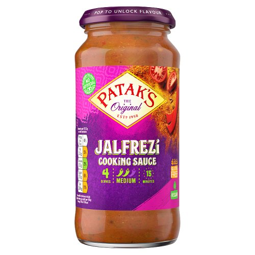 Pataks Jalfrezi Curry Sauce 450g pack shot