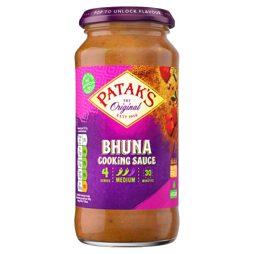 Pataks Bhuna Curry Sauce 450g pack shot