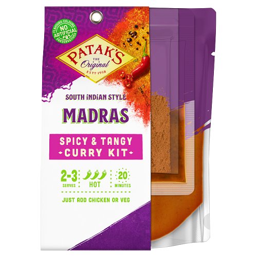 Pataks Madras Curry Meal Kit 270g pack shot