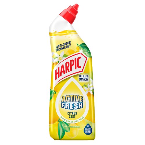 Harpic Active Clean Gel Citrus 750ml pack shot
