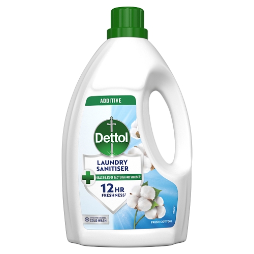 Dettol Fresh Cotton Laundry Cleanser 1.5Ltr pack shot