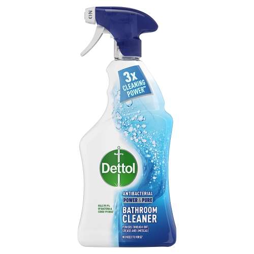Dettol Power & Pure Bathroom Trigger 750ml pack shot