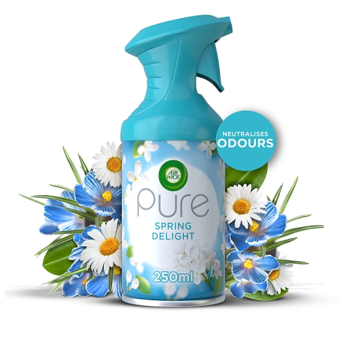 Airwick Pure Air Freshener Spring Delight 250ml pack shot