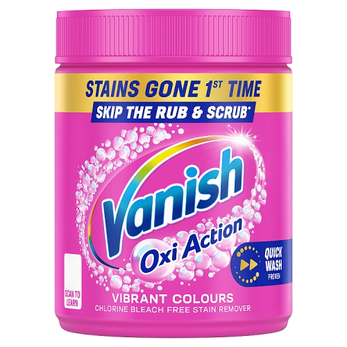Vanish Gold Oxi Action Colour Safe Laundry Powder 450g pack shot
