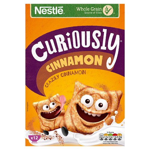Nestle Curiously Cinnamon 375g pack shot