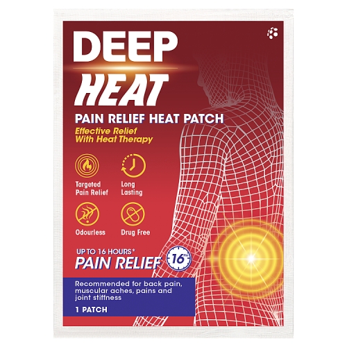 Deep Heat Patch Single 1s pack shot