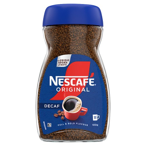 Nescafe Original Decaf 100g pack shot