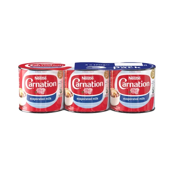 Carnation Evaporated Milk 3pk (3 x 170g) pack shot