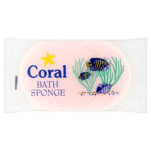 Coral Bath Sponge 1s pack shot