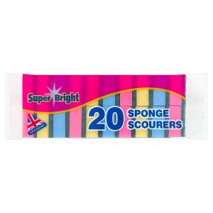 Superbright Sponge Scourer 20s pack shot