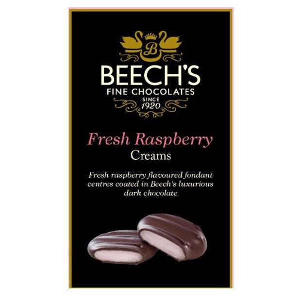 Beechs Raspberry Creams 90g pack shot
