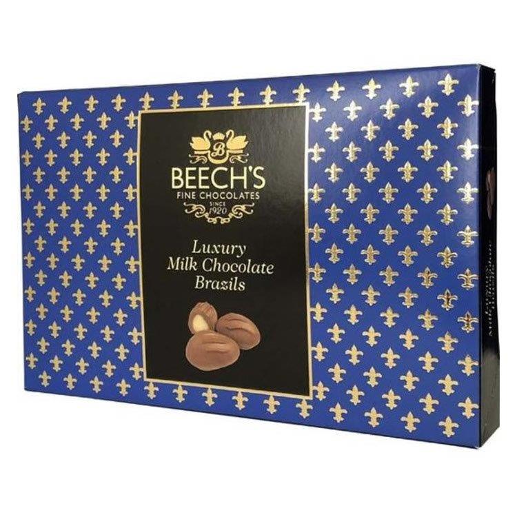 Beechs Milk Chocolate Brazils 145g pack shot