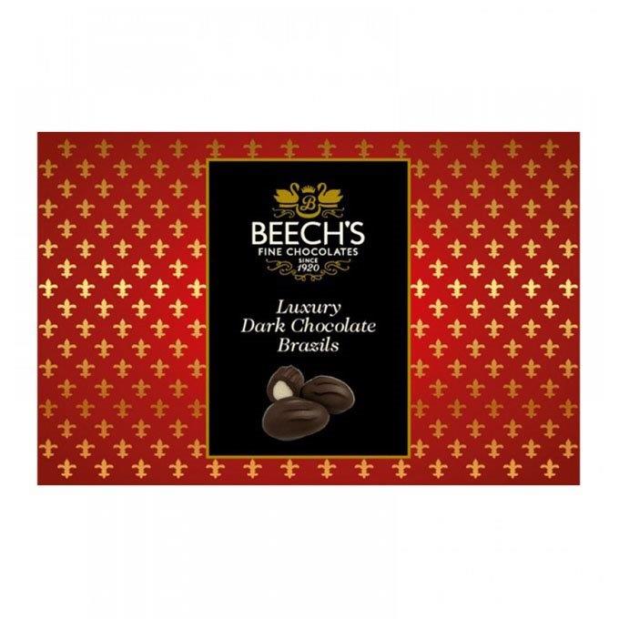 Beechs Dark Chocolate Brazils 145g pack shot