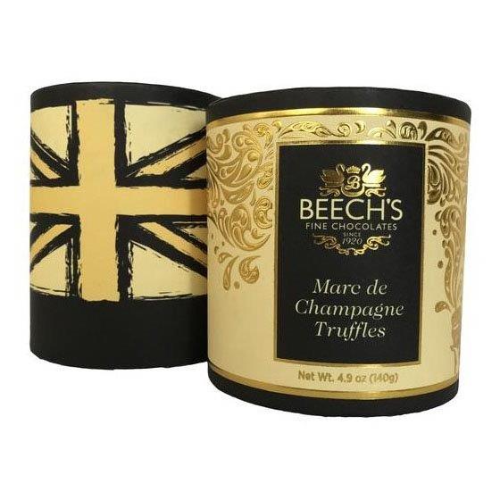 Beechs Marc De Champagne Posh Box Truffles 140g pack shot