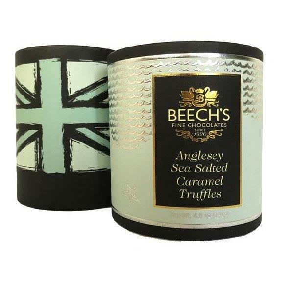 Beechs Anglesy Sea Salt Caramel Posh Box Truffles 140g pack shot