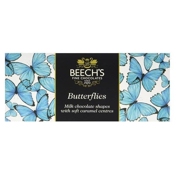 Beechs Milk Chocolate Butterflies 100g pack shot