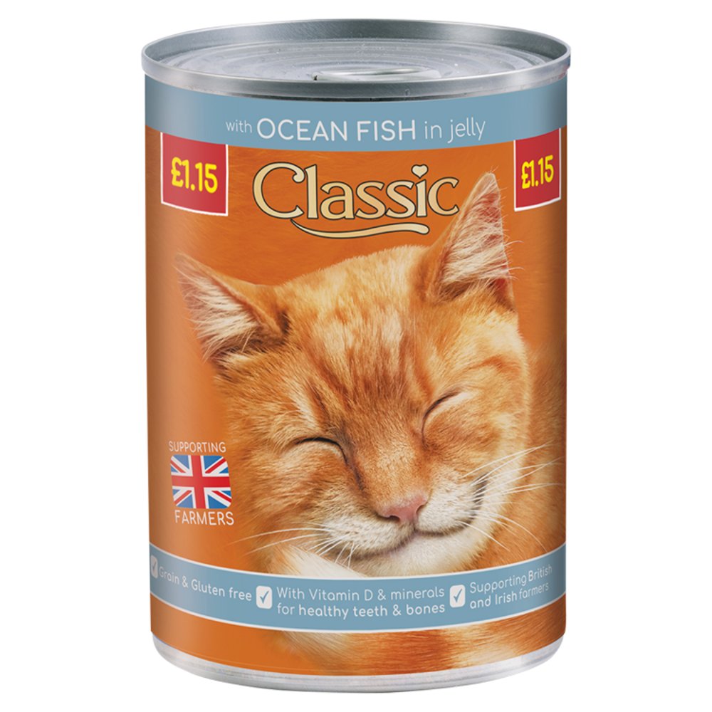Butchers Classic With Ocean Fish In Jelly 400g PMP pack shot