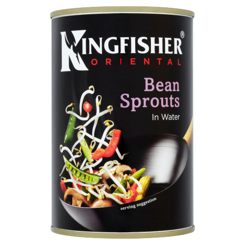 Kingfisher Beansprouts in Water 410g pack shot