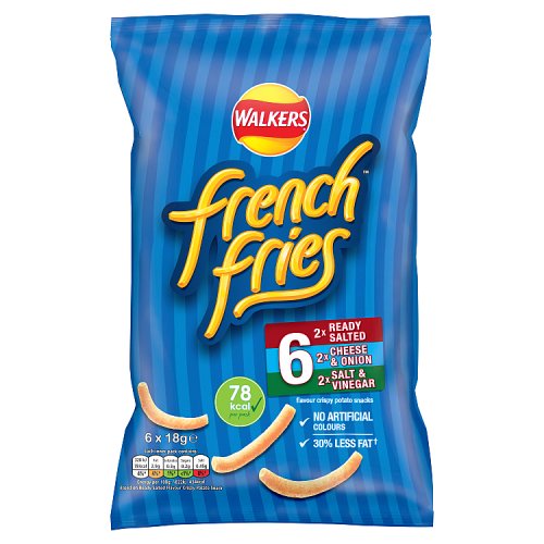 Walkers French Fries Variety 6pk (6 x18g) pack shot